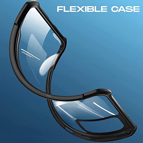 Image of WOW IMAGINE Shock Proof Clear Protective Back Case for Samsung Galaxy A10s | Galaxy M01s - AirEDGE Technology | 360 Degree Camera Protection | Transparent Hybrid Back Case Mobile Cover - Black