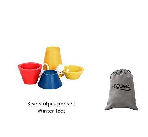POSMA TC050B 3 Sets (4pcs per Set) Winter tees with 4 Different Size