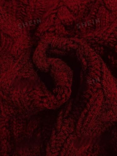 Image of ZAFUL Women's Tie Front Crop Cardigan Sweater V-Neck Lantern Sleeve Open Front Loose Casual Knitwear