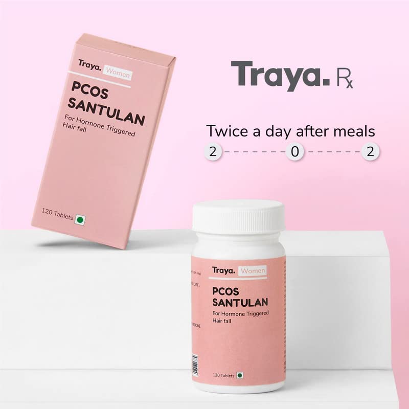 Traya PCOS Santulan | Ayurvedic PCOS Supplements For Women | Manages Irregular Periods, Hormonal Imbalance & PCOS-Induced Hairfall | Consists Of... - Image 5