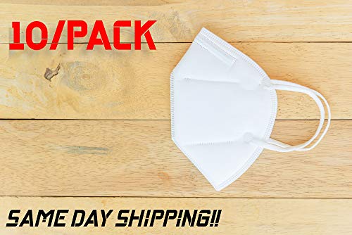 10 Pack Face Mask Covers Mouth & Nose 95 KN