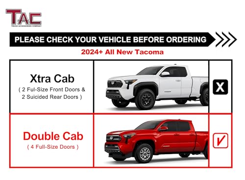 Estribos laterales para Toyota Tacoma 2024-2026 miniatura 3