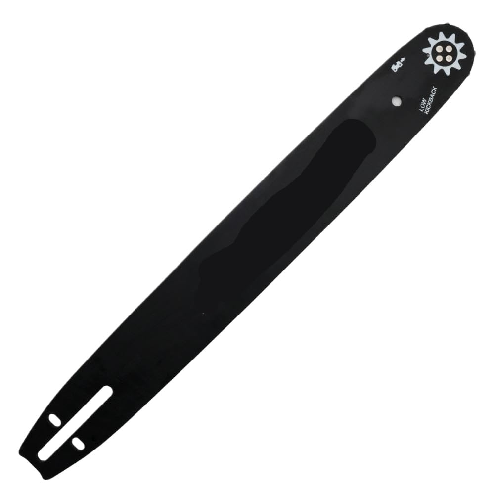 Barra guía de repuesto con cadena compatible con motosierras de 16 pulgadas, paso de 3/8 pulgadas, calibre de 0,050 pulgadas, 57 eslabones