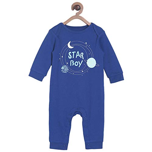 Image of miniklub Boys Pack of 2 Printed Knitted Rompers