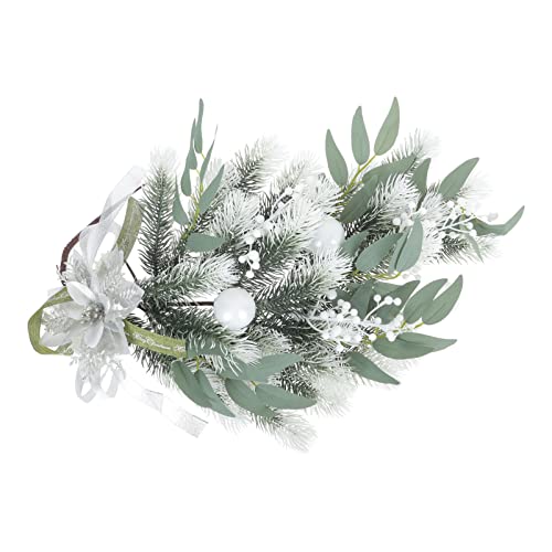 Unomor 1pc Door Hanging Plant Wall Hanger Door Hanging Decor Household Decor Merry Sign Pincone Wreath Lifelike Pendant Tree Shape