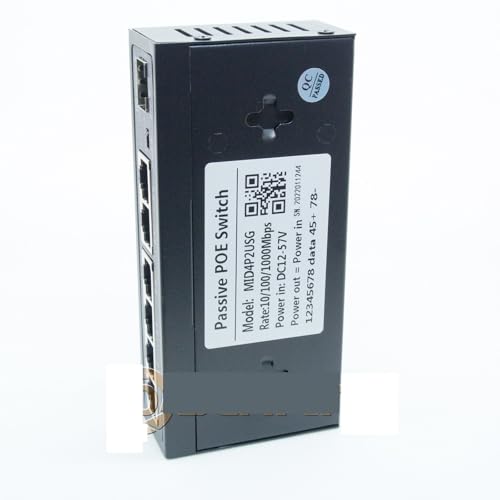 4POE 1SFP 2UpLink Gigabit 7 Ports Passive PoE Switch Injector Ethernet miniatura 2