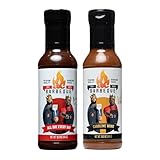 AC BARBEQUE SAUCE DUO - 2-pack with All Day, Every Day and Caroline Wine BBQ Sauce for Pulled Pork, Chicken, Veggies, Burgers, and More, No MSG, 2 x 15.3oz Bottles