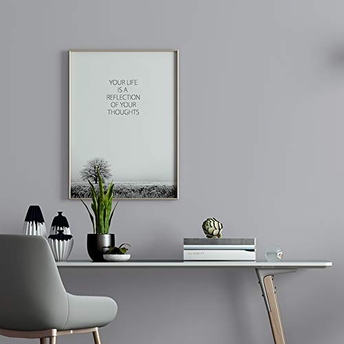 Image of practicalWs Gray Self-Adhesive Wallpaper Film Stick Paper Easy to Apply | Peel And Stick Wallpaper Shelf Liner Table Cabinet and Door Reform Wall paper 15.75 Inch By 9.8 Feet