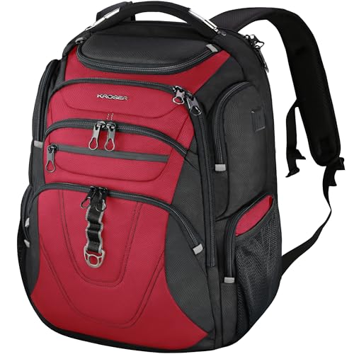 Image of KROSER TSA Friendly Travel Laptop Backpack 17.3 Inch