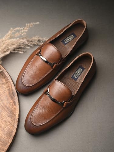 Image of egoss Luxe Premium Genuine Leather Loafer Formal Shoes for Men-AS-1