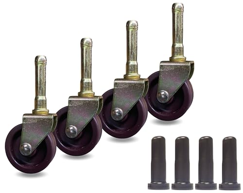 Elegent Upholstery Bed Frame Casters Replacement Wheels - Set of 4