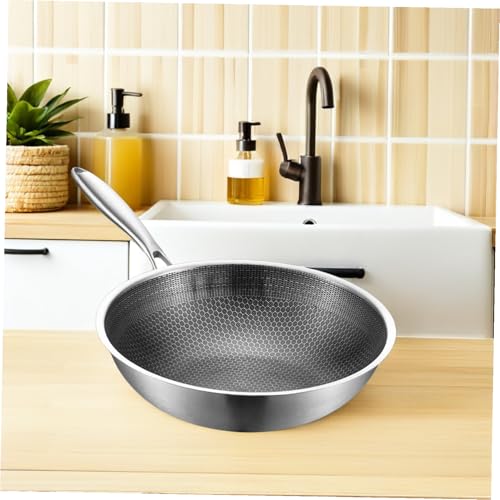 Wok antiadherente Ipetboom resistente al desgaste con mango único miniatura 4