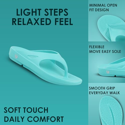 Image of URJO CLASSIC Women's Slippers /FlipFlops Lightweight Super Flexible Arch Support Durable Anti Skid & Stylish Dailywear Slippers /FlipFlops for Women