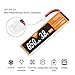 Crazepony 4pcs 650mAh 1S Battery 3.8V/4.35V HV LiPo Battery JST-PH 2.0 PowerWhoop mCPX Connector for Inductrix FPV Plus 75mm Frame Kit Micro FPV Drone Like Mobula 7 Beta75Pro