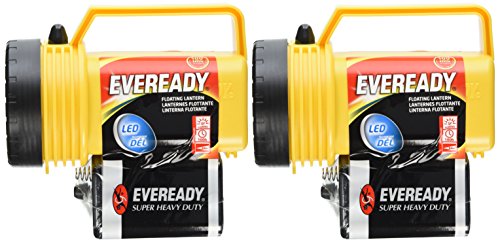 Eveready Floating Led Lantern Led 6 V Battery 50 Lumens White, Pack of 2