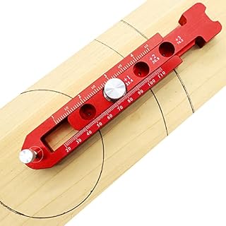YWNYT Woodworking Drawing Compass Aluminum Alloy Wood Worker Drawing Circle Ruler Professional Adjustable Carpenter Compass Industrial Drawing Tools for Geometry, Drawing, Drafting