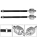 GXYWADY Front Inner Outer Tie Rod End Driver Passenger Kit Set 4pc Replacement for 2006-2010 Hummer H3 H3T 25781473 25988407 88877721 ES800762 EV800609