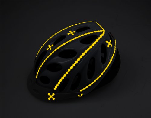 Rydesafe Reflective Decals - Hexagon Kit - Large (Yellow) #TOP3