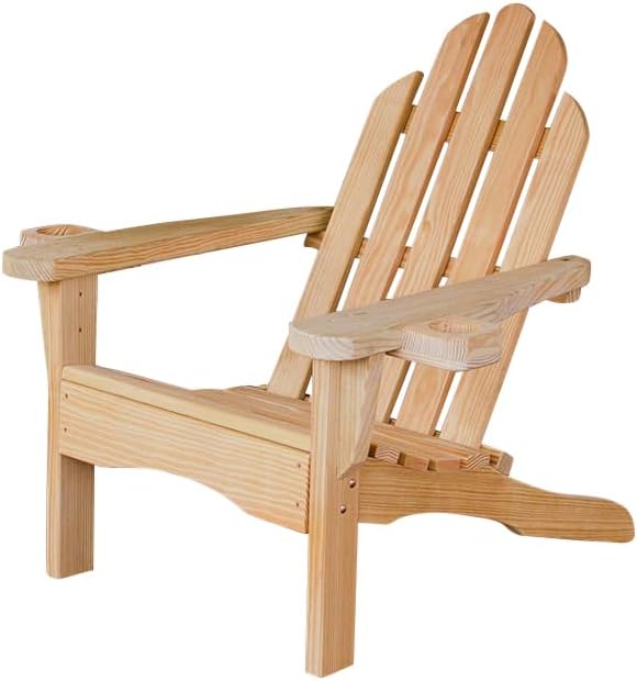 Amish Casual Heavy Duty Adirondack Chair with Cup Holder in