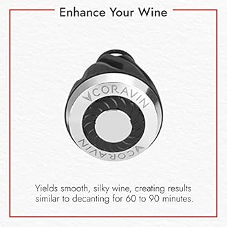 Coravin Timeless Aerator - Preserve Wine for Years - Wine Accessory for Timeless Wine Preservation System - Aerator Attachment for By-the-Glass Wine Saver - Get 60-90 Minute Decant in Seconds