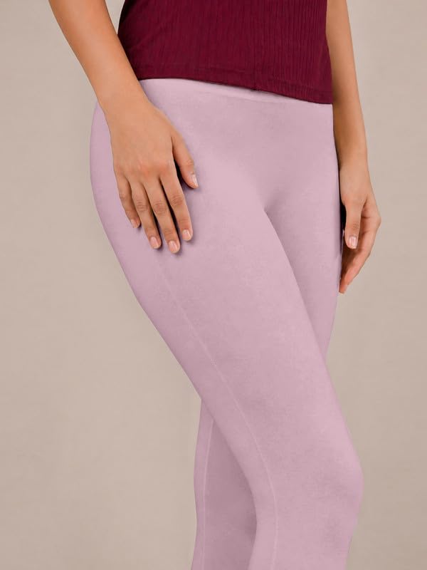 Image of TRENDMALLS Women's Microfiber Elastane Stretch Soft Churidar Length Leggings with Ultrasoft Waistband
