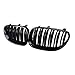 Camisin Grille de Calandre Avant de Voiture Noire Brillante pour Série 5 E60 E61 M5 520I 535I 550I 2003-2010 Berline