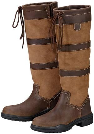 Middleburg by Dover Saddlery Ladies' H2O Country Boots - Slim, 7.5 Brown