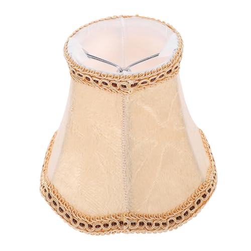 Alasum 布製ヴィンテージランプシェード クリップ式 おしゃれなランプカバー 布ファブリック製 丈夫で長持ち 家用テーブル 壁 フロアライ