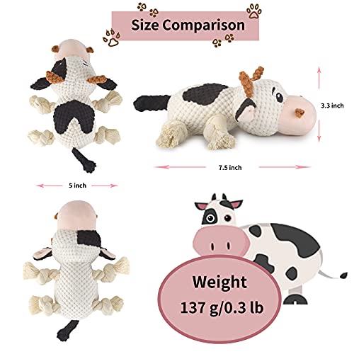 Ypets Puppy Toy Plush Dog Toy, Durable Interactive Stuffed Animal Dog Toys With Crinkle Paper, Cute Squeaky Dog Chew Toy For Small, Medium Large Dogs #TOP3