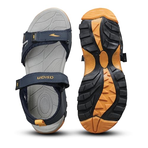Image of ASIAN Mens VISTARA-13N Casual Sandals with adjustable velcro closure for easy wear with flexible fitting and trendy and stylish looks ideal for everyday use for mens as well as boys-VISTARA-13N$P