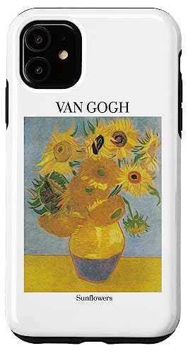Carcasa para iPhone 11 Van Gogh Girasoles Impresionismo Arte Vincent Van Gogh