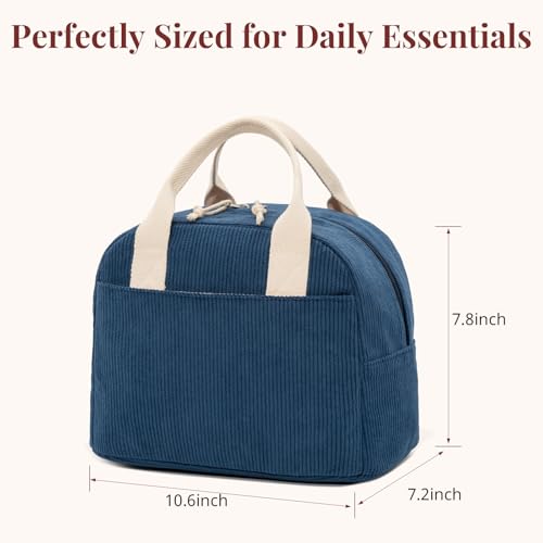 Image of LOVELYWIND Lunch Box for Women Cute Lunch Bags for Women Lunch Tote Bags Reusable Insulated Lunch Box Large Capacity Reusable Insulated Cooler for Work or Travel Gifts or Beach