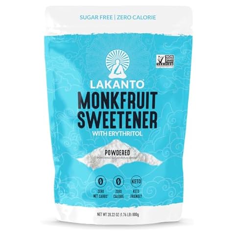 Lakanto Powdered Monk Fruit Sweetener Cover