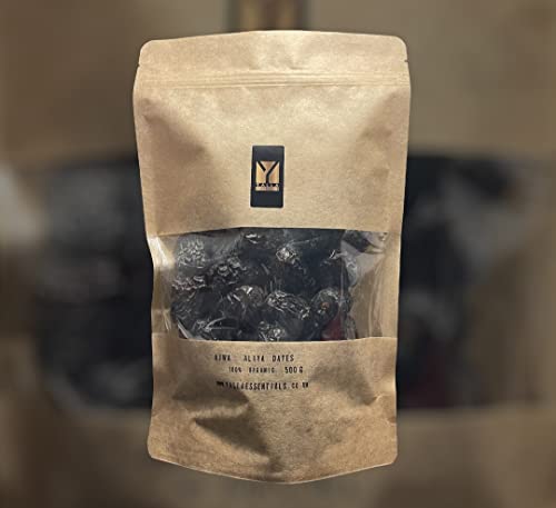 Yalla Essentials Ajwa Al-Aliyah Dates - Unwaxed, Unwashed, Unfrozen & Hand packed 1443 1kg