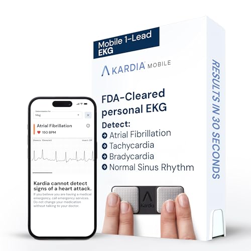 KardiaMobile 1-Kanal-EKG-Herzfrequenzmesser – EKG-Aufzeichnung zu...