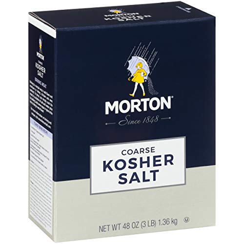 Morton Kosher Salt, Coarse, 48 Ounce