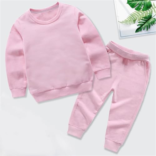 Girls Boys 2 Piece Tracksuit Active Sweatsuits Sets Pullover Sweatshirt Jogger Sweatpants Clothing Sets for Kids2