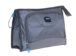 Kulturtasche Washbag groß Damen Herren Elephant Trainer Large Kosmetiktasche Travel Reise Tasche Beautycase Kulturbeutel 4 L 1240 Auswahl + Beutel (Titan Grey (grau))