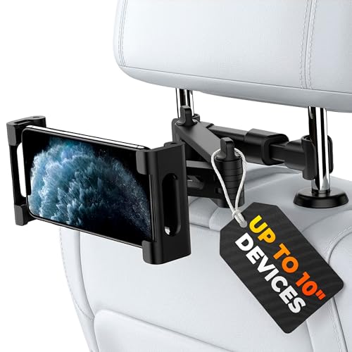 LEGLO Car Headrest Tablet Holder 5.5 to 11 in 360 Rotation Adjustable