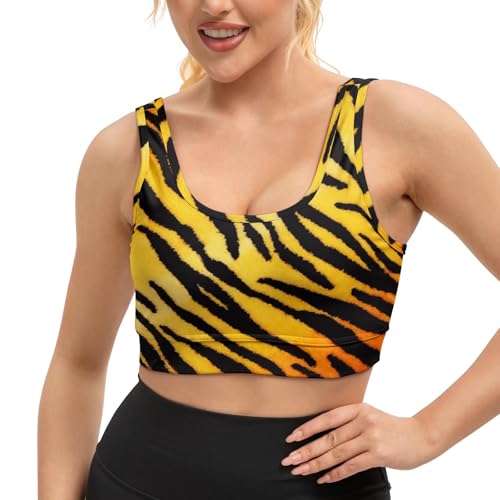 Image of Yoga top Women's Cheerleading Uniform Gym Outfit Running Crop Tops Yoga Shirts Casual Tank Top