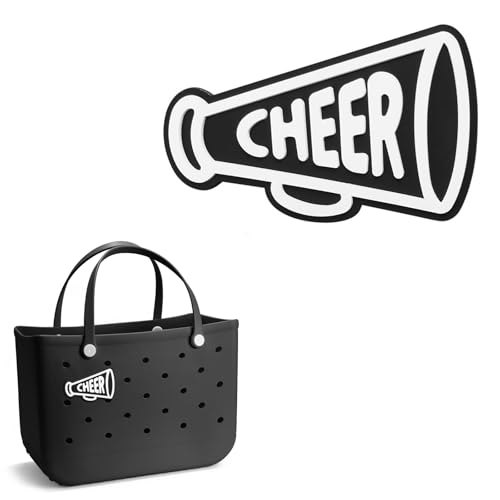 DEVPSISR Rubber Beach Bag Accessories,Bogg Bag Lovely DIY Charms,Cheer