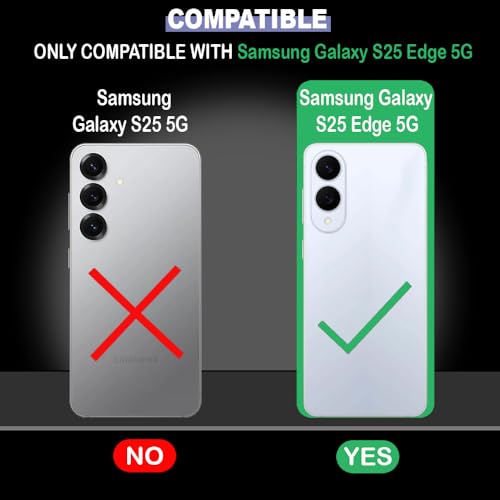 Image of Back Cover for Samsung Galaxy S25 Edge 5G | Full Camera Protection | Premium Liquid Silicon Case | Flexible Bumper Case for Samsung Galaxy S25 Edge 5G (Dark Blue)