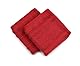 Gözze 2er Set Frottier Mailand, CO/CV (Bamboo),70%/30%, Seiftuch, 30x30cm, Karminrot
