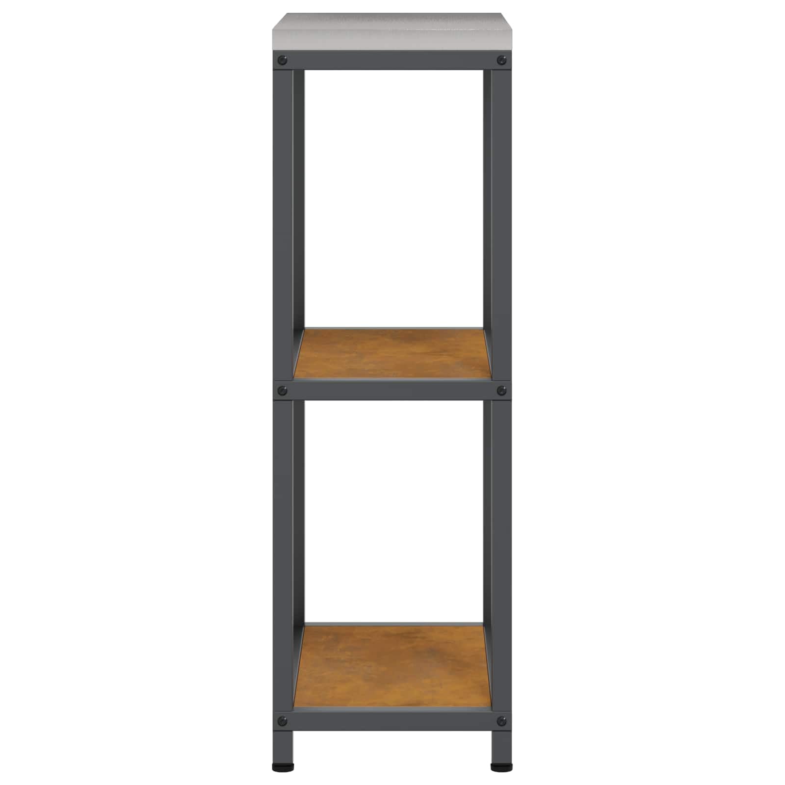 Küchenregal 30x50x92 cm Rostfarben Stahl Modernes Design mit Brettregalen Robuste Langlebigkeit für individuelle Küchenorganisation in Küche Esszimmer
