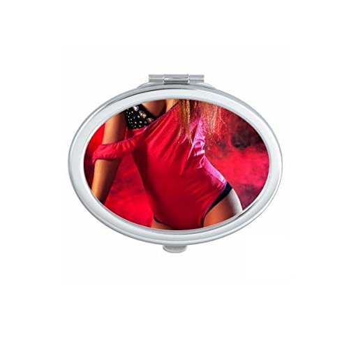 Miroir de poche mignon cadeau original pour femme motif DJ et lady bikini glamour