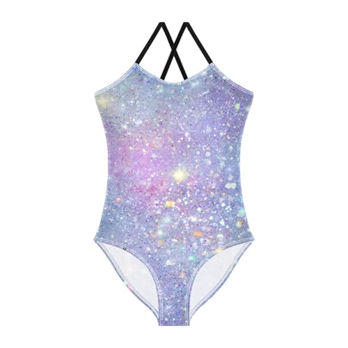 Bolaz Girls Swimsuits One-Piece Bathing Suits Multicolor Kids Summer Beach Swimwear for 3-10 Years Old-Pink Star