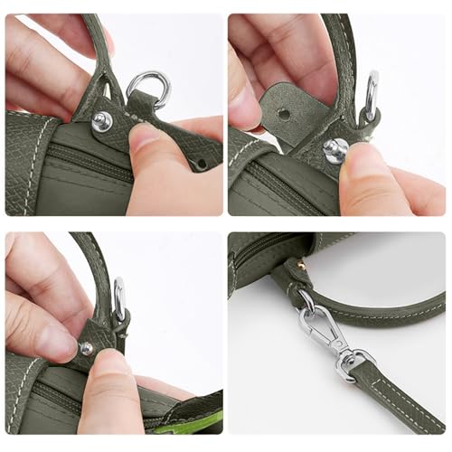 Image of Jiesinlov Leather Bag Shoulder Strap Replacement Crossbody Adjustable Conversion Kit Fit for Mini Pouch