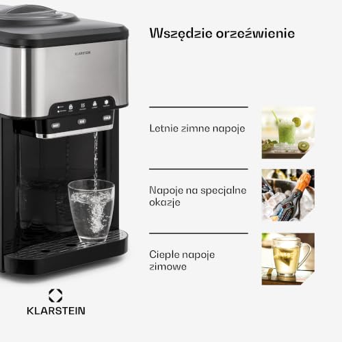 Máquina fabricadora de hielo pequeña Klarstein para encimera miniatura 5