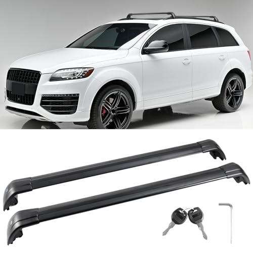 Roof Racks Cross Bars for Audi Q7 2007-2015 Lockable Crossbars