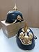 WW I German Prussian Pickelhaube Helmet Imperial Officer Spike Helmet -Medieval Prussian Plastic Helmet